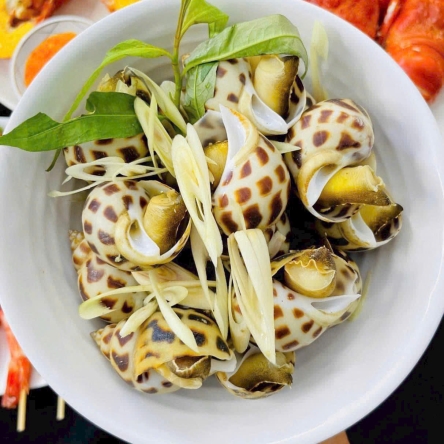 Ốc hương hấp sả