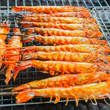 Tôm sú biển hấp / nướng muối ớt / nướng mọi