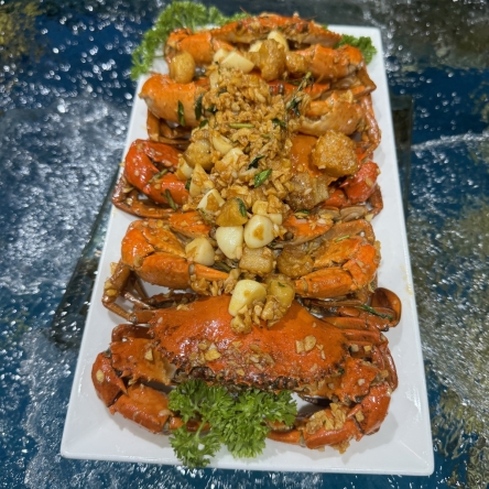 Cua gạch rang me / hấp / rang muối