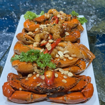Cua thịt rang me / rang muối / hấp